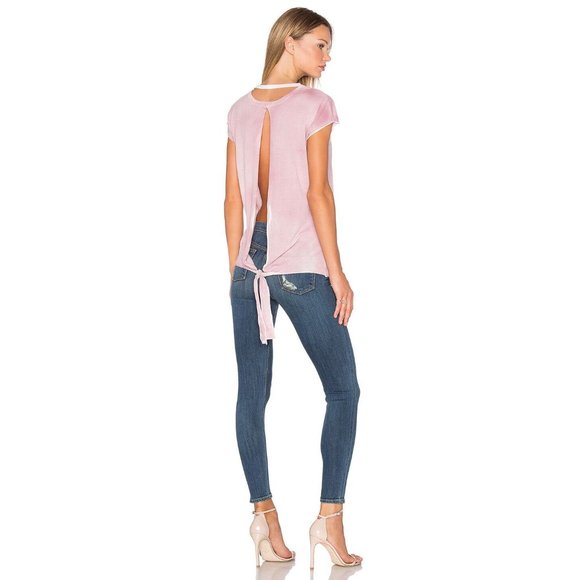 IRO JEANS Cut-Out Back ONNYS Top PINOI PINK - Picture 1 of 4